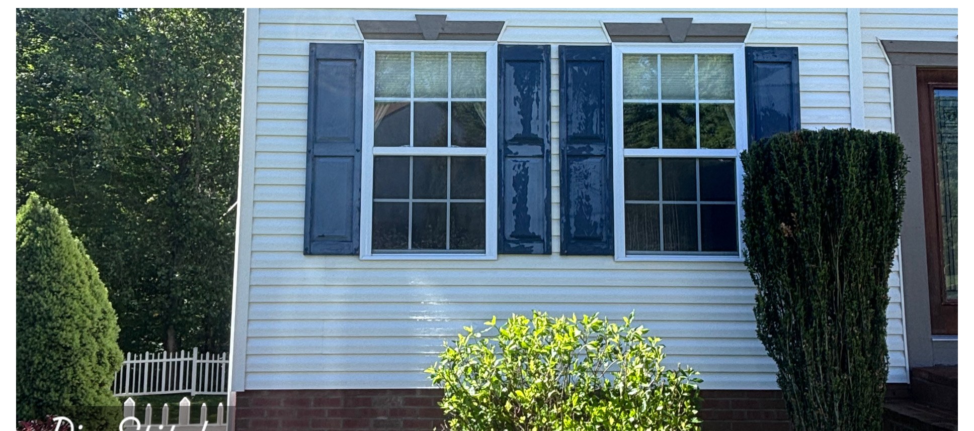 Front siding window section after