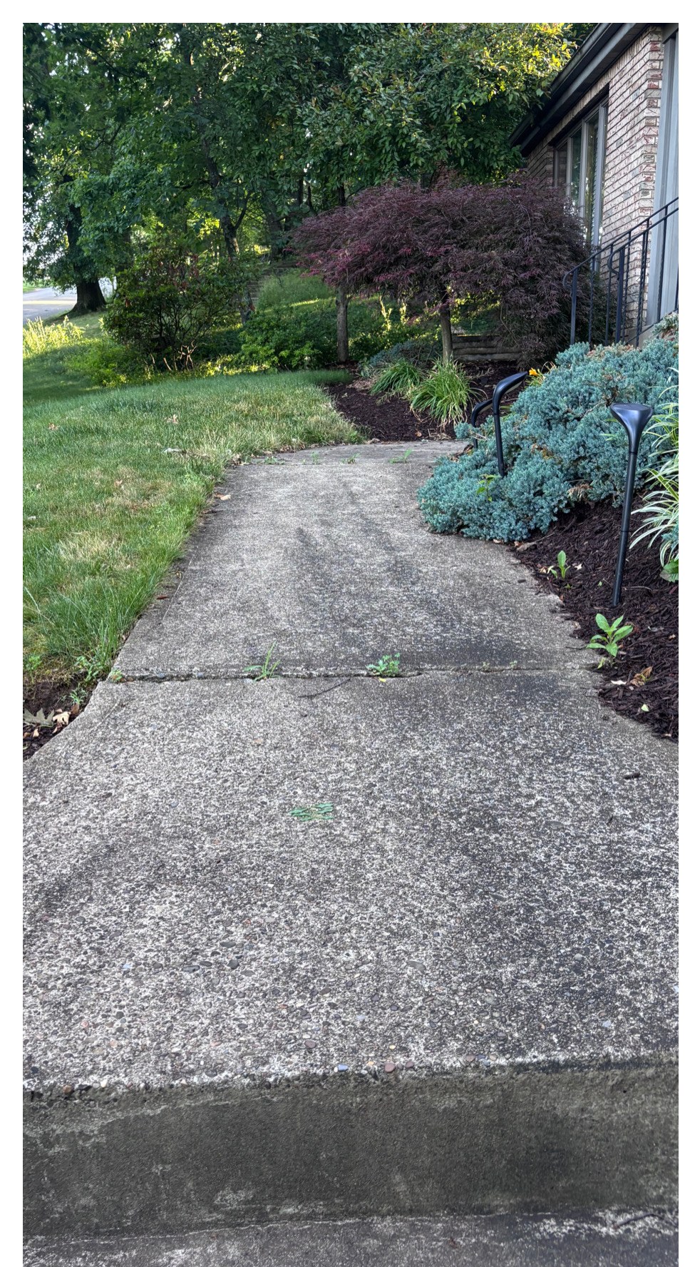 Front walk to home before
