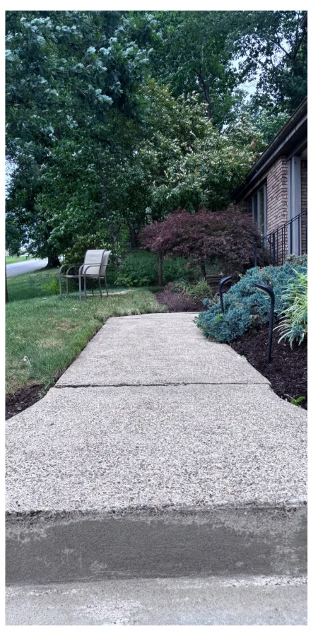 Front walk to home