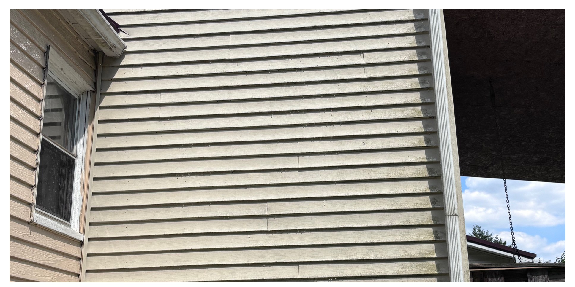 Vinyl siding mildew removal before